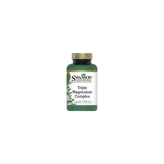 Swanson Triple Magnesium Complex (400mg, 30 Capsules)