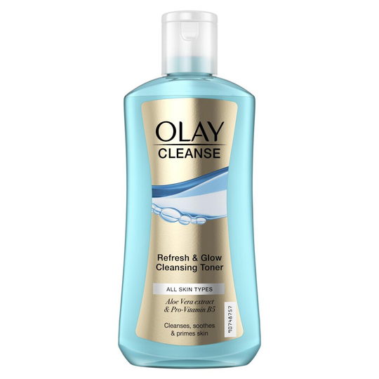 Olay Cleanse Refresh & Glow Cleansing Toner Cleanses Soothes & Primes Skin 200ml