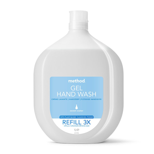 Method, Gel Hand Wash Refill, Sweet Water, 34 fl oz (1 L)