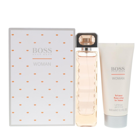 Hugo Boss Boss Orange Woman 50ml Eau De Toilette, 100ml Body Lotion Gift Set for Women