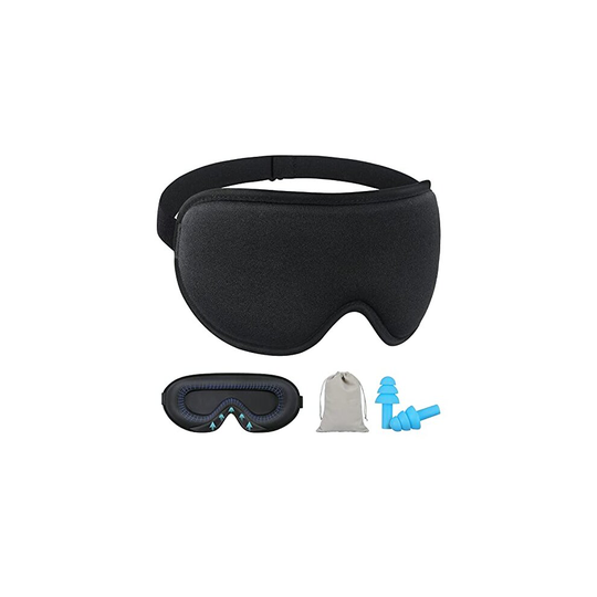 Yastouay Blackout Eye Mask, 3D Contoured Cup Sleeping Mask & Blindfold, Sleep Mask for Women Men, Sleeping Masks for Side Sleepers Smooth Sk