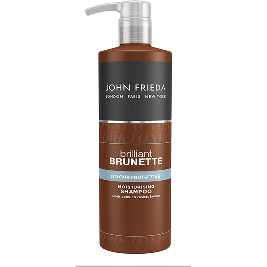 John Frieda Brilliant Brunette Colour Protecting Moisturising Shampoo 500ml