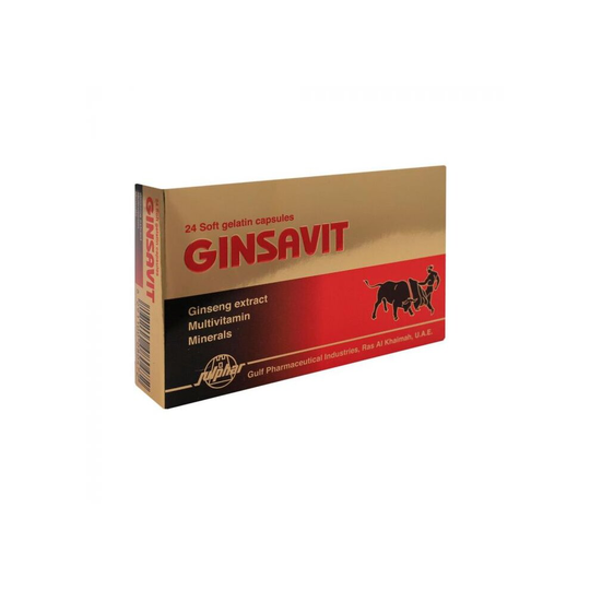 Ginsavit Soft Gelatin Capsules 24's