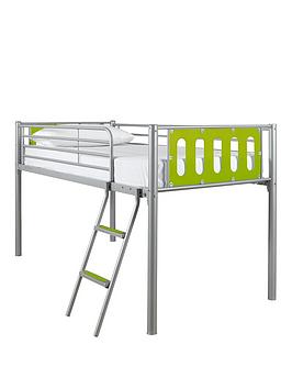 Very Home Cyber Mid-Sleeper Bed Frame with Mattress Options (Buy and SAVE!) - Bed Frame Only, Black