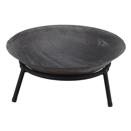 GEEZY Cast Iron Garden Fire Bowl | Folding Outdoor Charcoal Burner