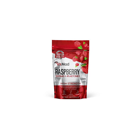 Raspberry Ketones 1000mg - 120 Tablets (4 Month Supply) Supplement for Men & Women - Suitable for Low-Carb & Keto-Diet