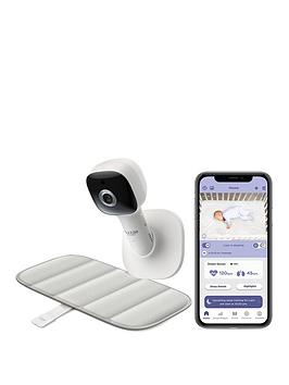 Hubble Dream + Connected Sensor Matt With 1080P Wi-Fi Video Baby Camera