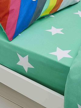 Born To Be Born To Shine Fitted Sheet - Multi, Multi, Size Single