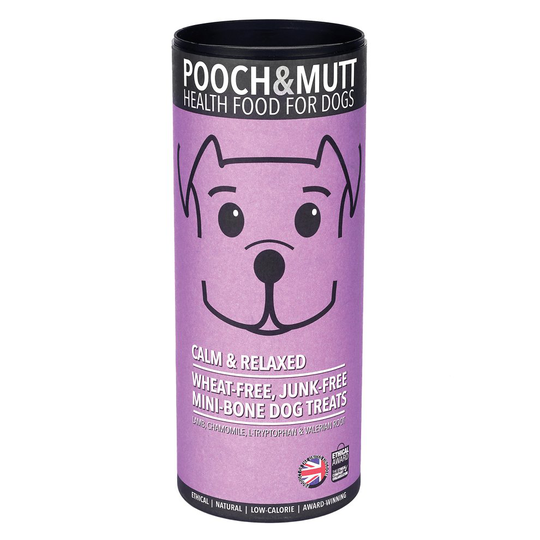 Pooch and Mutt Calm and Relaxed Mini-Bone Dog Treats, 125 g, Pack of 6