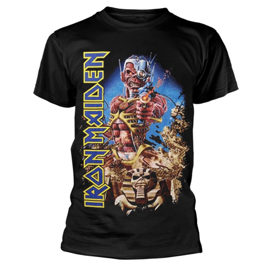 (Large) Iron Maiden 'Somewhere Back In Time Jumbo' (Black) T-Shirt