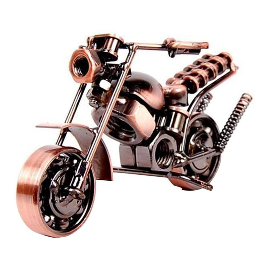 SwirlColor Iron Motorcycle Model, Motorbike Lovers's Gift for Art collection or Desktop Decoration(type2)