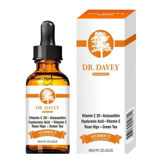 DR.DAVEY Skin Care Vitamin C 20 Astaxanthin Hyaluronic Acid Vitamin E Face Serum Anti-Puffines