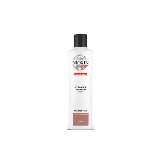 Nioxin System 3 Cleanser Shampoo for Colored Hair with Light Thinning 300 ml