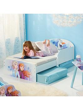 Disney Frozen Kids Toddler Bed With Storage Drawers