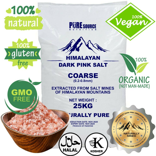 (Coarse, 3Kg) Himalayan Pink Salt Coarse Bath Salts Natural PSN