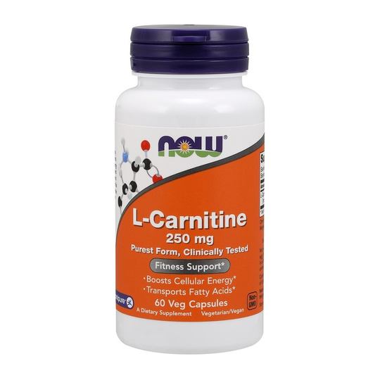 NOW Foods L-Carnitine, 250mg - 60 vcaps