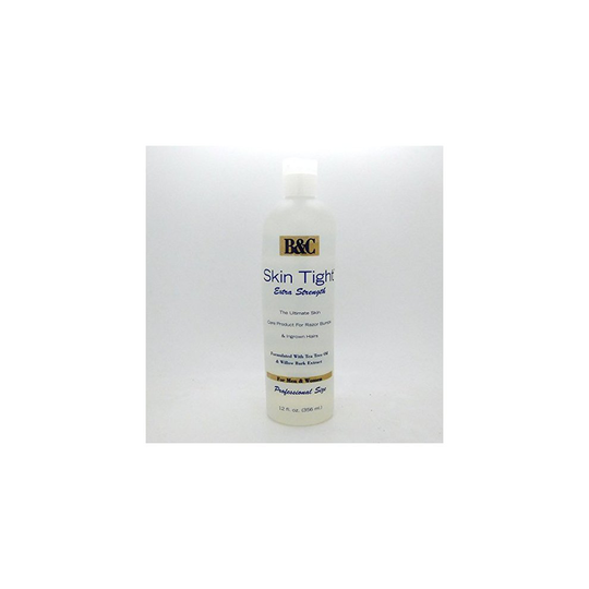 B&C Skin Tight Product for Razor Bumps & Ingrown Hairs-Extra Strength(12 oz)