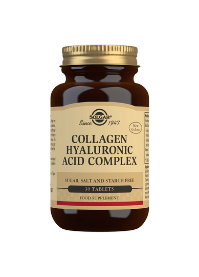 Solgar Collagen Hyaluronic Acid Complex 120mg, 30 Tablets