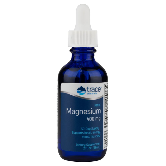 Trace Minerals Liquid Ionic Magnesium - 400 mg per serving, 2 fl oz