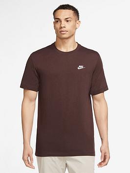 Nike Nsw Club T-Shirt - Brown