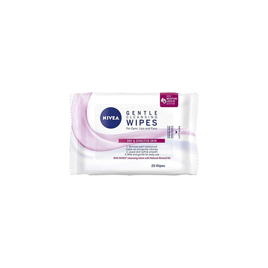 NIVEA Visage Gentle Facial Cleansing Wipes - 25 pcs