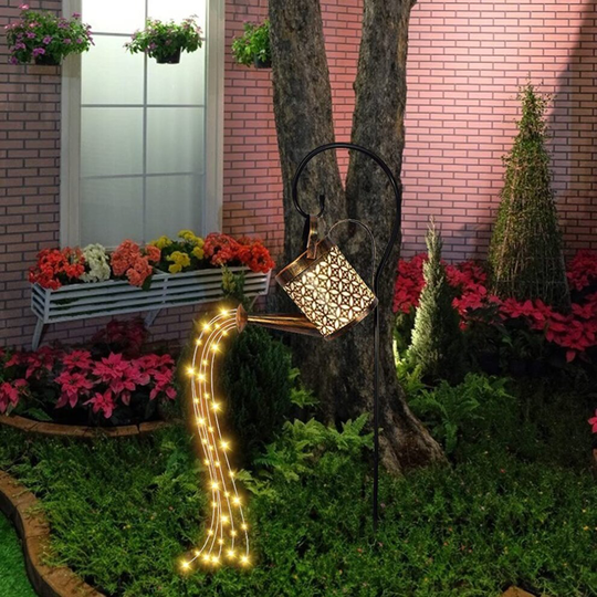 (Without Stand) Waterproof Solar Garden Watering Can
