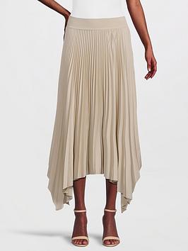 Joseph Ade-Skirt-Knit Weave Plisse - Maplewood