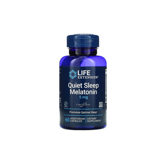 Quiet Sleep, Melatonin, 5 mg, 60 Vegetarian Capsules, Life Extension