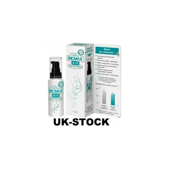 LBIOTICA BIOVAX SERUM A+E STRENGTHENING HAIR SERUM 15 ML