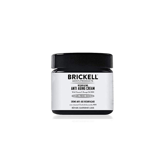 Brickell Men's Products Resurfacing Anti-Aging Cream For Men, Natural and Organic Vitamin C Cream, 2 Ounce, Unscented