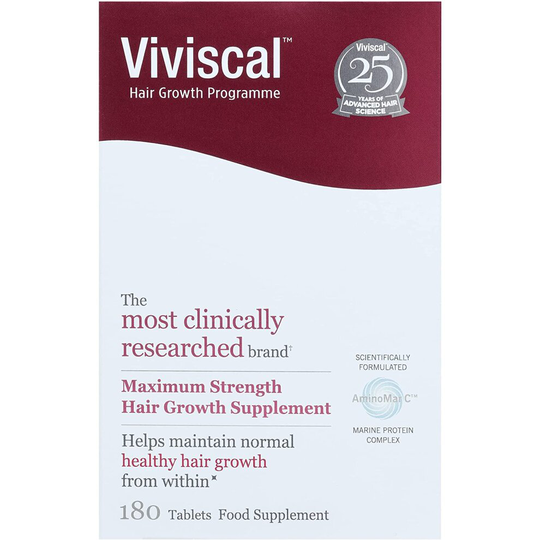 Viviscal Maximum Strength Healthy Hair Growth Supplements -180 Tablets