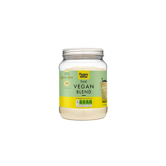 Protein World The Vegan Vanilla Slender Blend - Dairy Free Diet Meal Replacement Protein Shake for Weight Loss, Vanilla Flavour 600 g