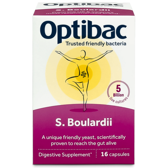 Optibac Probiotics Saccharomyces Boulardii, 16 Capsules