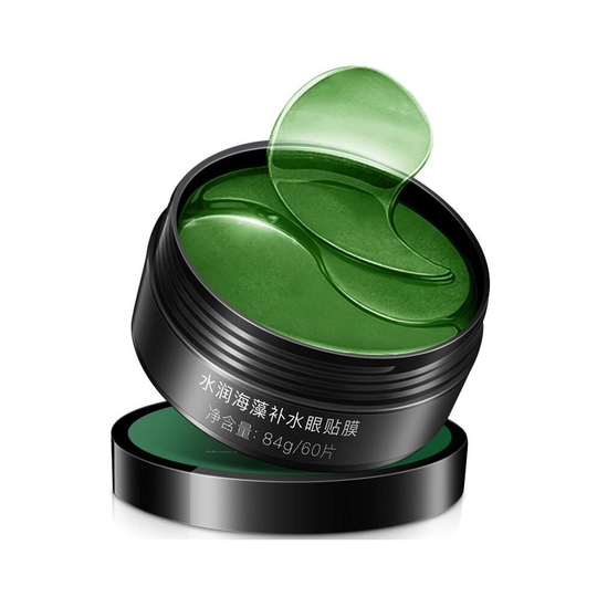 Seaweed Hydrating Green Eye Mask Remove Dark Circle Eye Bag Firming Eye Patch 60 Pcs