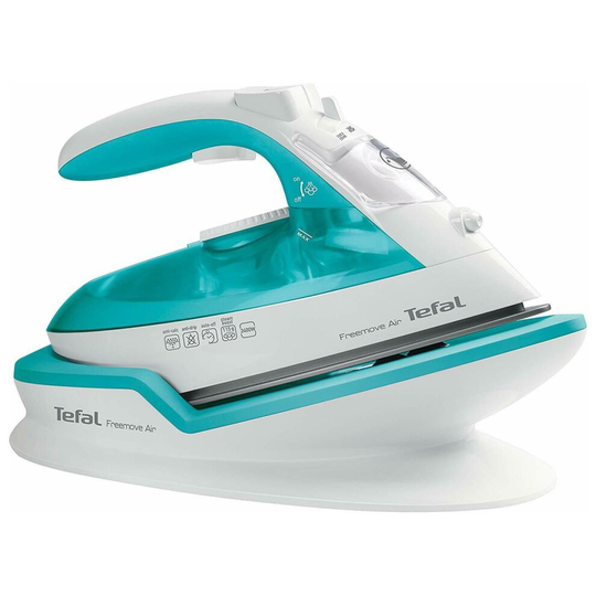 Tefal FV6520G0 Freemove Air Cordless Steam Iron, 2400 Watt, Blue