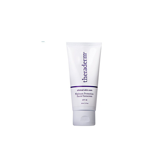 Theraderm Platinum Protection Facial Sunscreen - SPF 43 - Broad spectrum - Micronized zinc oxide - 3 oz
