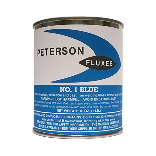 Peterson #1 Flux, Blue Powder, 1 lb Can