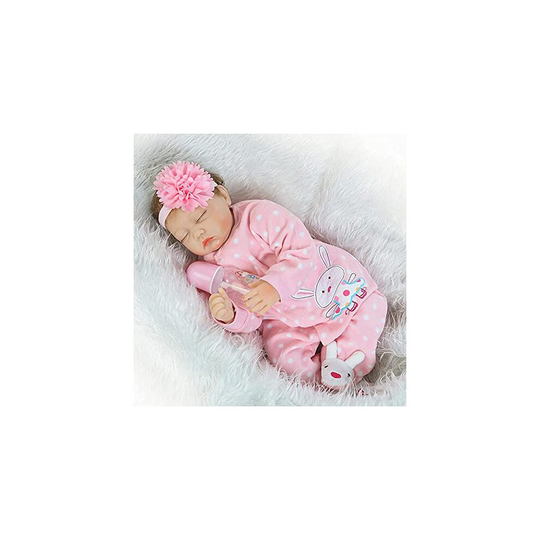 MAIHAO 22inch 55cm realistic sleeping baby reborn dolls girls silicone born lifelike toddler babies that look real life eyes closed boys