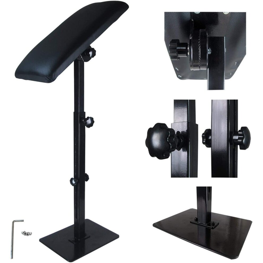 ANDNICE Heavy Duty Iron Tattoo Arm Rest Leg Rest Full Adjustable Armrest Kit Tattoo Supply TA209