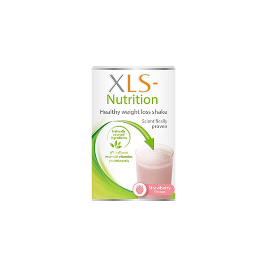 XLS-Nutrition Weight Loss Meal Replacement Shake - Weight Control Diet Supplement, 400 g, Strawberry Flavour, 10 Servings