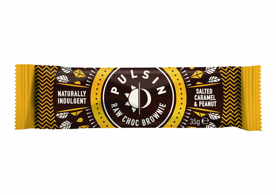 Pulsin Raw Choc Brownie, 35gr Salted Caramel & Peanut