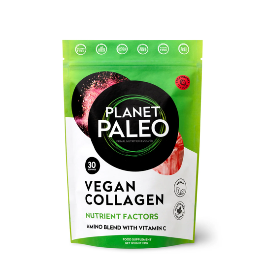 Planet Paleo Vegan Collagen- Strawberry, 231gr