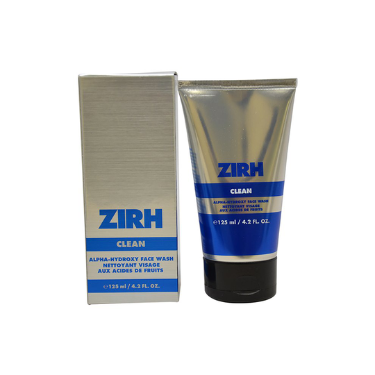 Zirh Clean (Alpha-Hydroxy Face Wash) for Men 4.2 oz Clean
