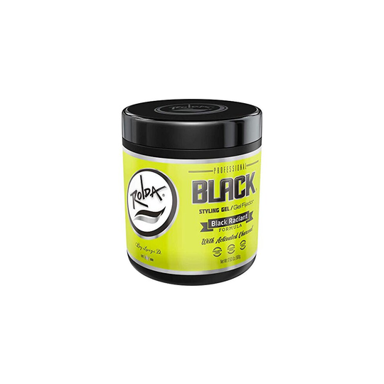 Rolda Black Styling Hair Gel Extra Strong Hold 17.6oz