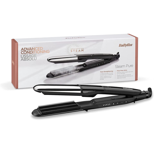 BaByliss ST495E Pure steam Ironing Of Hair Professional Steam With Treatment Spa