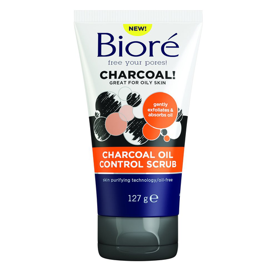 Biore Charcoal Oil Control Scrub, 127 g