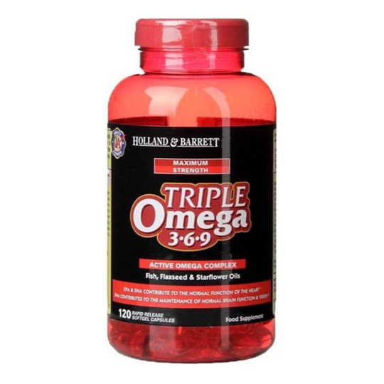 Holland & Barrett Triple Omega 369 Capsules 120's