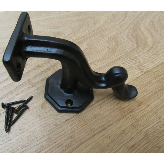 Dorchester cast iron handrail brackets Black Antique