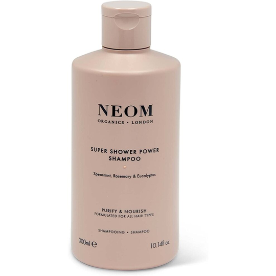 NEOM- Super Shower Power Natural Shampoo, 300ml | Purifying Cleanser | Spearmint, Rosemary & Eucalyptus | For All Hair Types |...