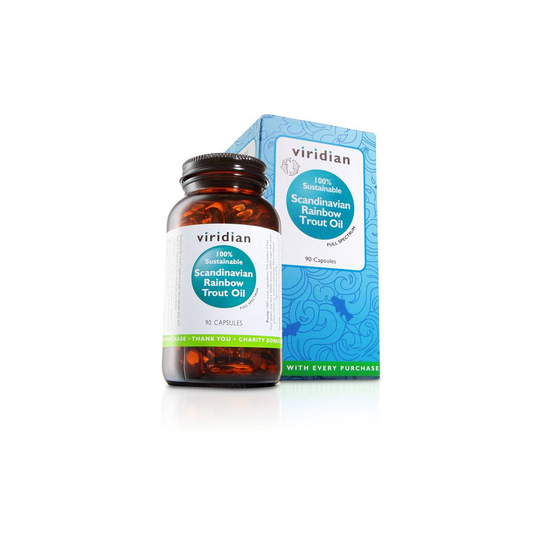 Viridian 100% Sustainable Scandinavian Rainbow Trout Oil Softgels 90 capsules